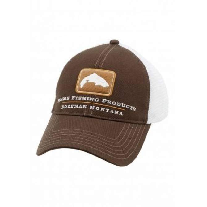 Simms Trout Trucker Cap, Bark