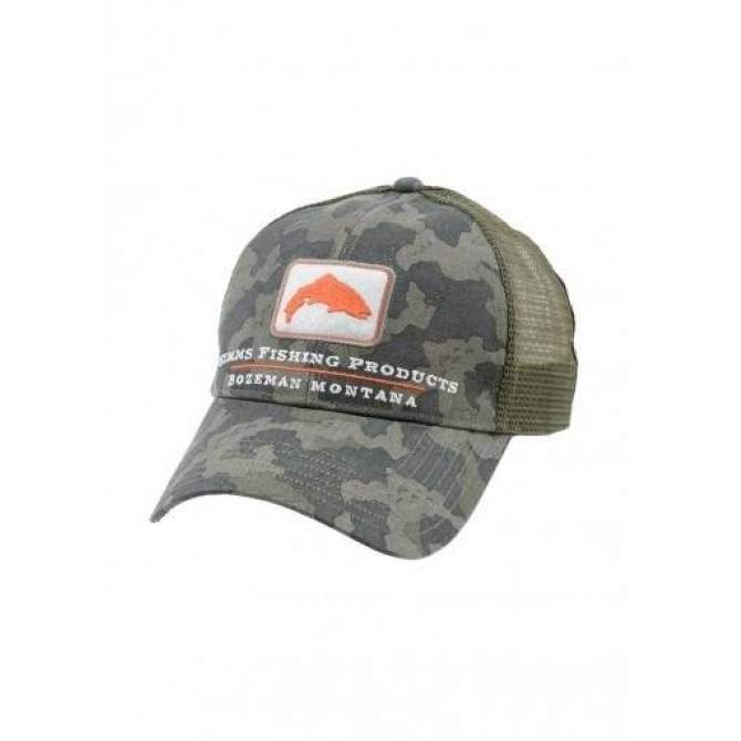 Кепка Simms Trout Trucker Cap, Simms Camo