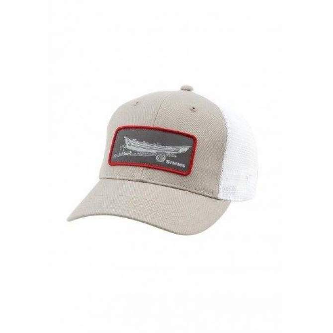 SIMMS High Crown Patch Trucker, Drift Cork