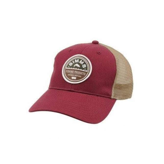 SIMMS Patch Trucker Cap, Malbec