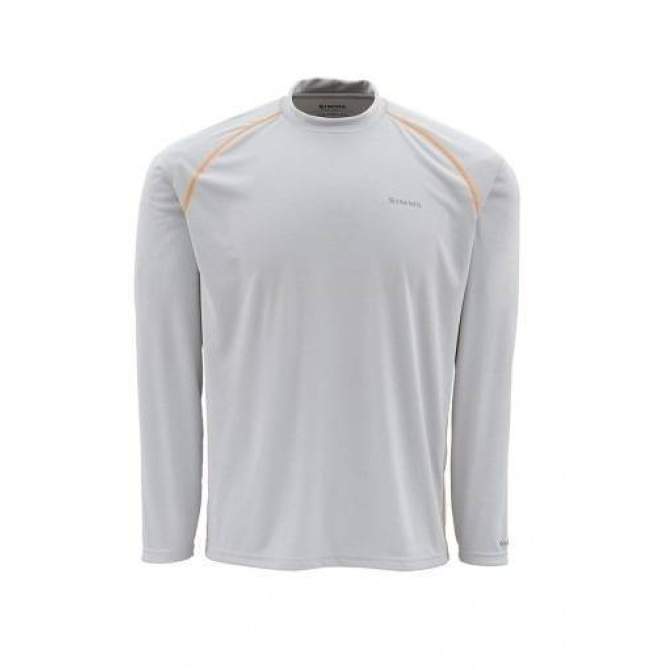 Футболка Simms Solarflex LS Crewneck Solid, Grey