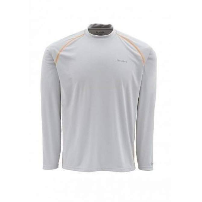 Футболка Simms Solarflex LS Crewneck Solid, Grey