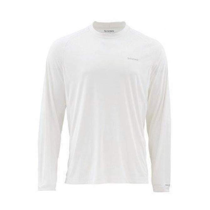 Футболка Simms Solarflex LS Crewneck Solid, White