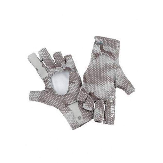 Перчатки Simms Solarflex Sunglove, Hex Camo Boulder