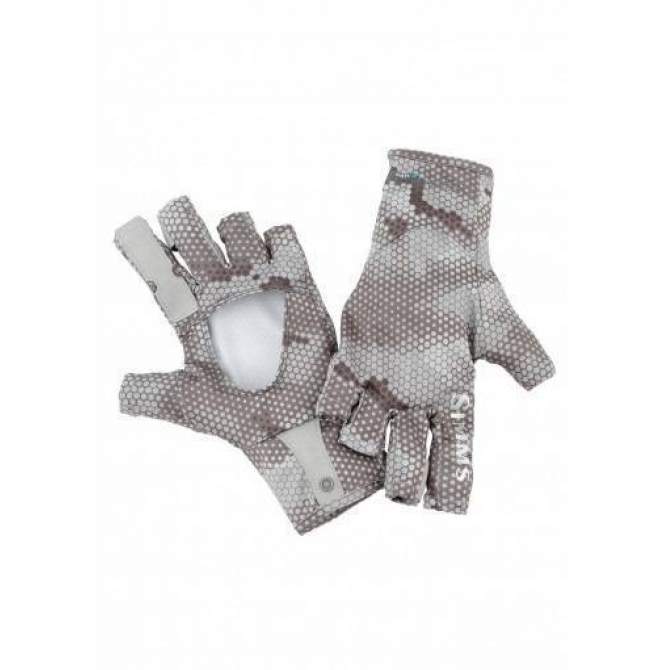 Перчатки Simms Solarflex Sunglove, Hex Camo Boulder