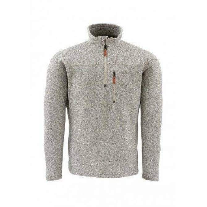 Пуловер Simms Rivershed Sweater Quarter Zip, Cork