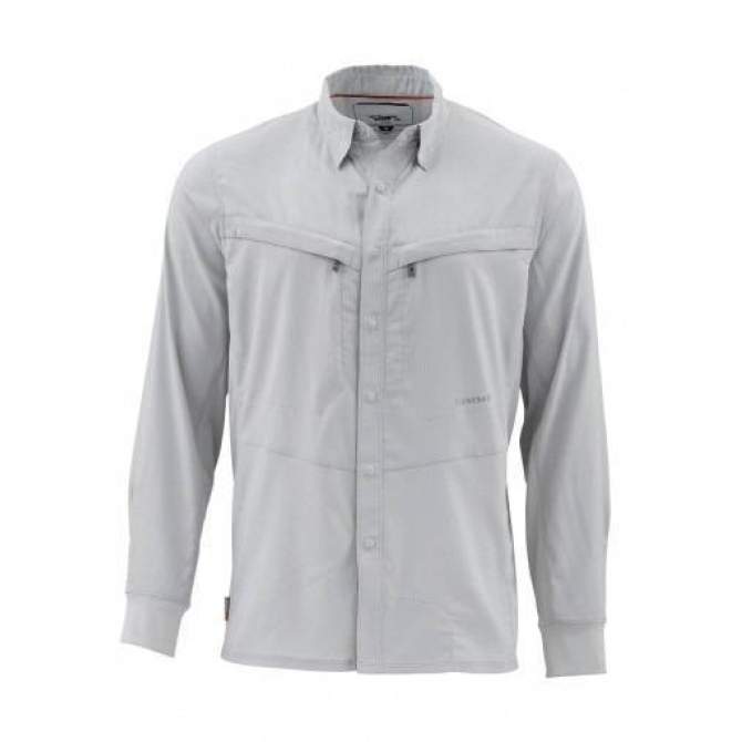 Рубашка Simms Intruder Bicomp Shirt, Sterling
