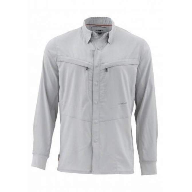 Рубашка Simms Intruder Bicomp Shirt, Sterling