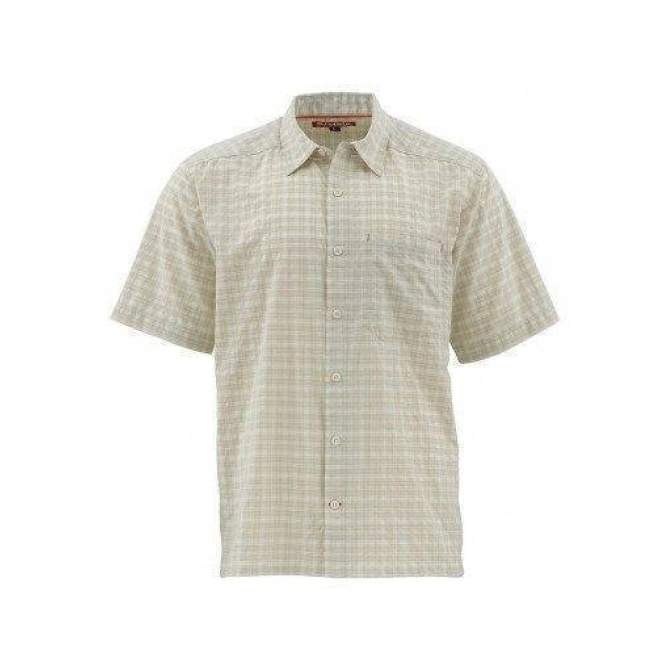 Рубашка Simms Morada SS Shirt, Pale Khaki Plaid