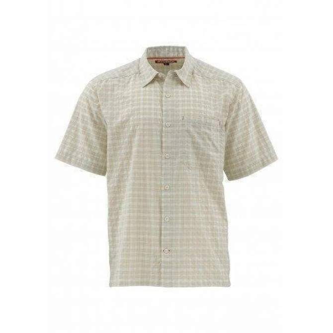 Рубашка Simms Morada SS Shirt, Pale Khaki Plaid