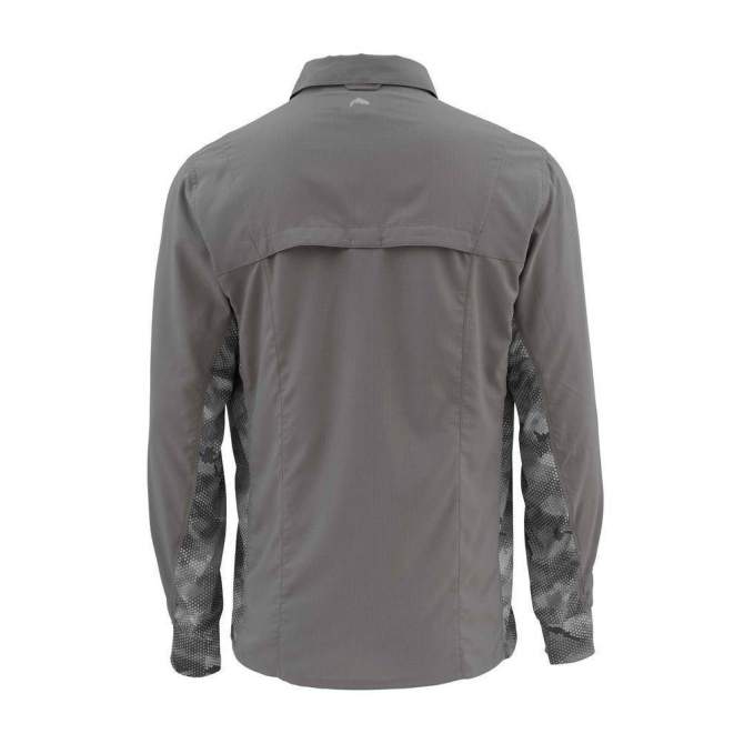 Рубашка Simms Intruder BiComp LS Shirt, Pewter