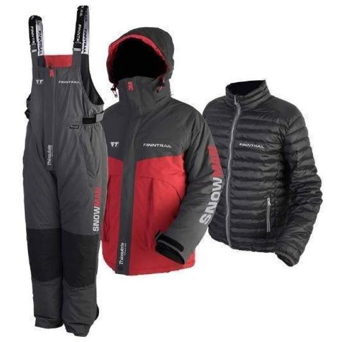 Зимний костюм Finntrail SNOWMAN 3600, Grey-Red