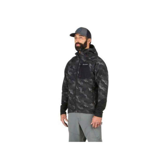 Simms Katafront Hoody, Hex Camo Carbon