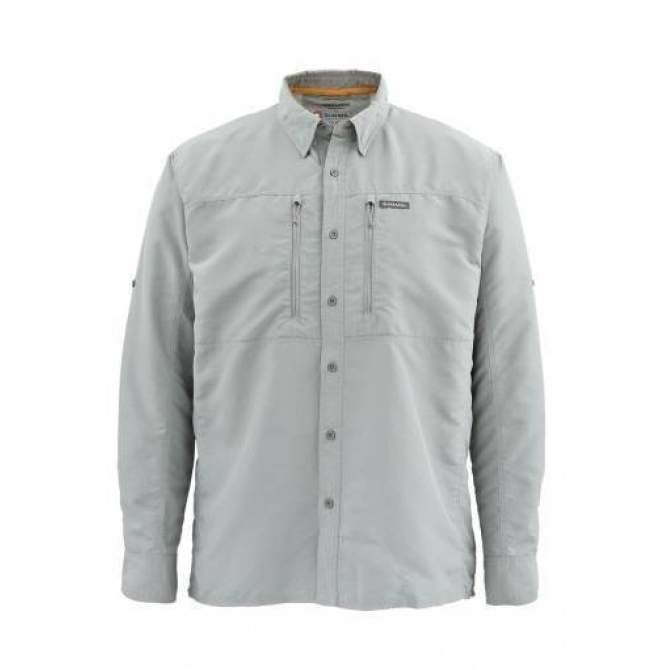 Рубашка Simms Bugstopper LS Shirt Solid, Smoke
