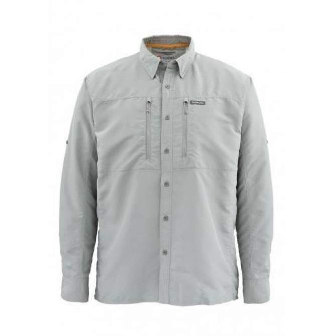 Рубашка Simms Bugstopper LS Shirt Solid, Smoke