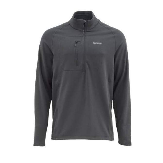Simms Fleece Midlayer Top, Raven