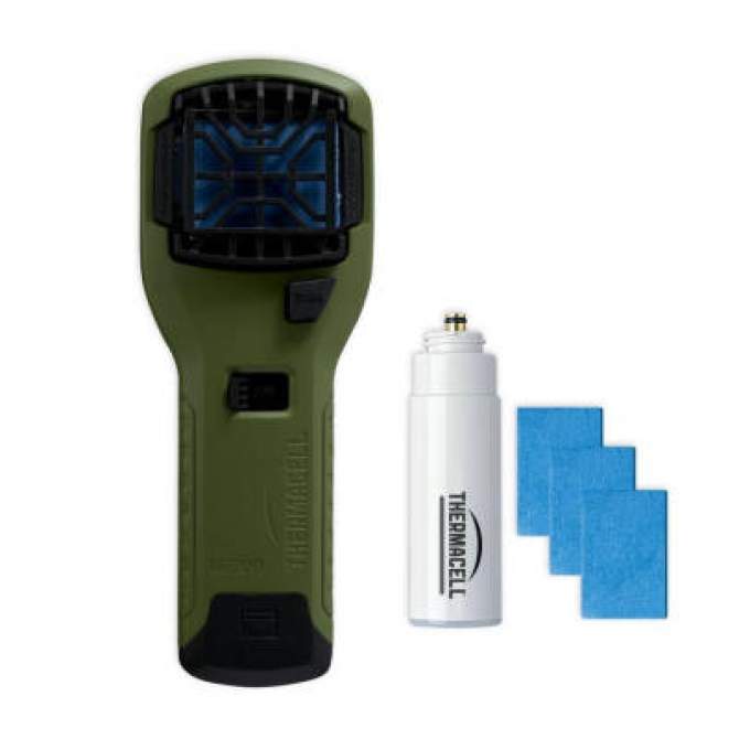 ThermaCell MR-300 Repeller, оливковый (прибор, газовый картридж, 3 пластины)