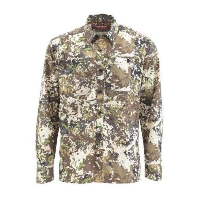 Simms Ebb Tide LS Shirt, River Camo