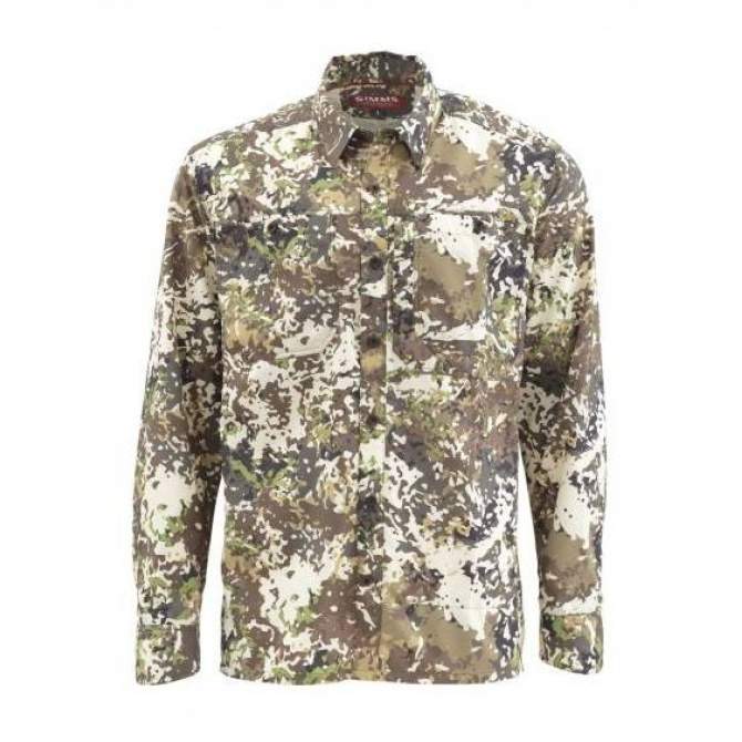 Simms Ebb Tide LS Shirt, River Camo