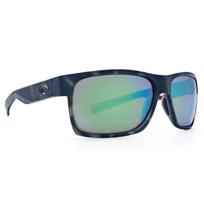 Costa Half Moon, Green Mirror 580P, Ocearch Matte Tiger Shark Frame