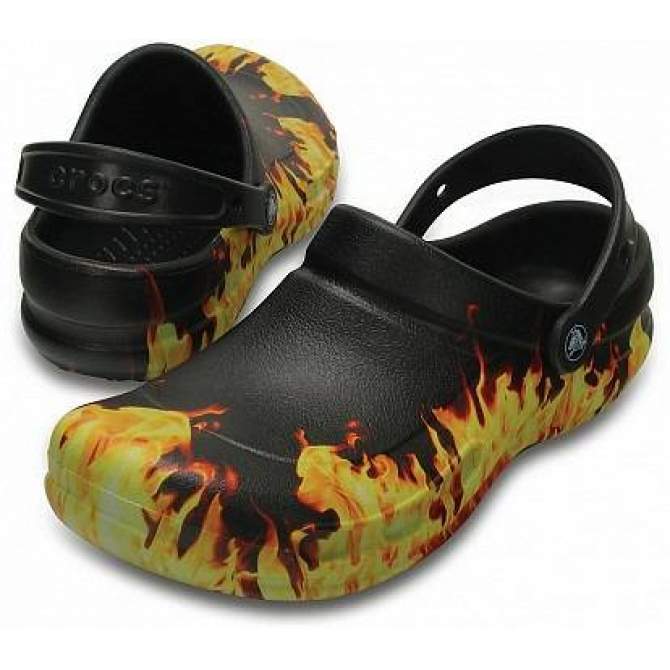 Купить CROCS Bistro Graphic Clog Black CROCS Bistro Graphic Clog Black