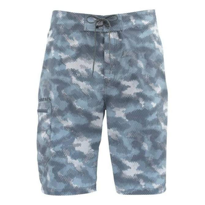 Simms Surf Short - Print, Hex Camo Storm