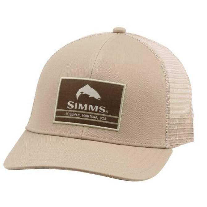 Simms Original Patch Trucker, Tan
