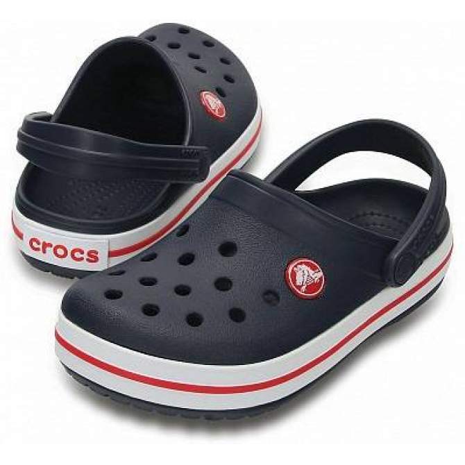 Купить CROCS Crocband Clog K Navy-Red CROCS Crocband Clog K Navy-Red