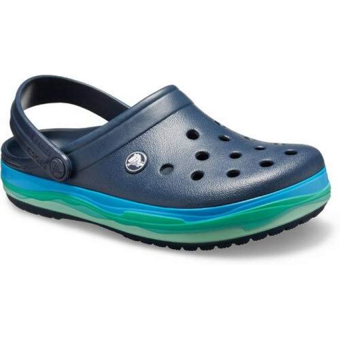 CROCS Crocband Wavy Band Clog Navy-Multi