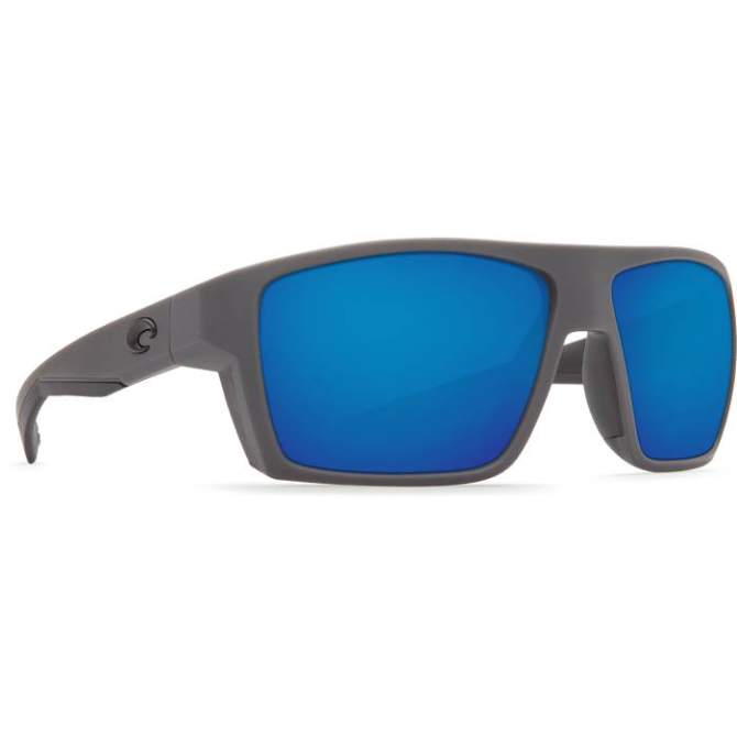 Costa Bloke, Blue Mirror 580P, Matte Gray+Matte Black Frame