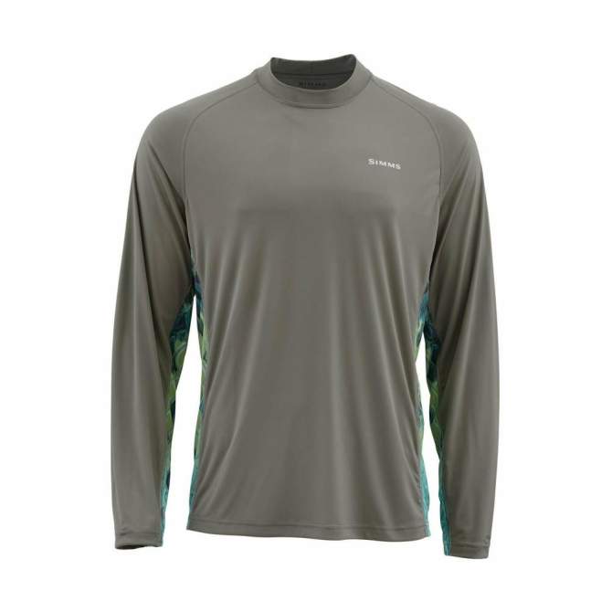 Simms SolarFlex LS Crew Deyoung, Bass Pewter
