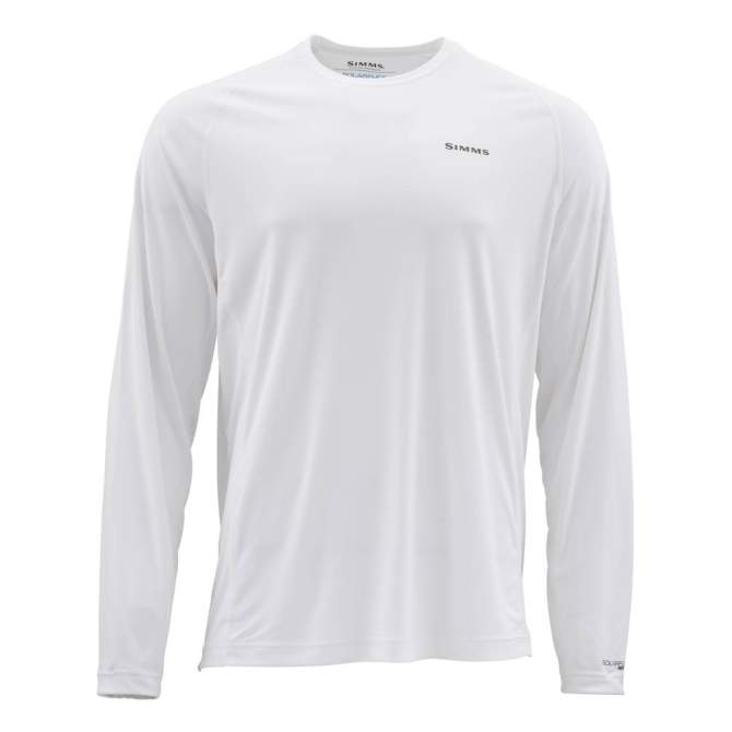 Simms SolarFlex LS Crew - Graphic Print, Cloud Camo Permit Mist