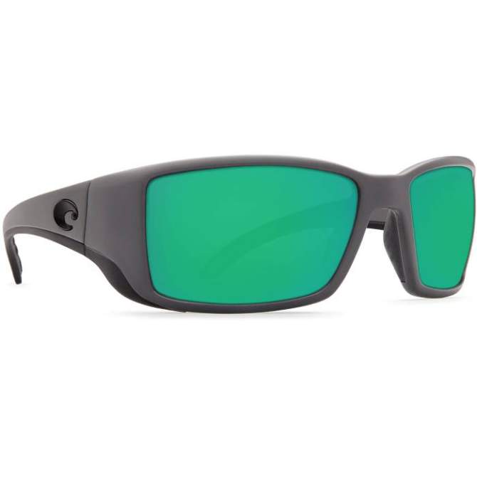 Costa Blackfin Green Mirror 580P, Matte Gray Frame