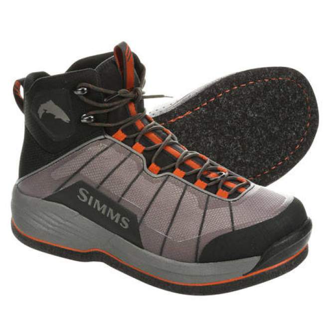 Simms Flyweight Boot Felt, Steel Grey