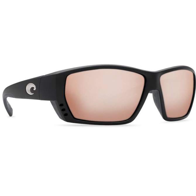 Costa Tuna Alley, Copper Silver Mirror 580P, Black Frame
