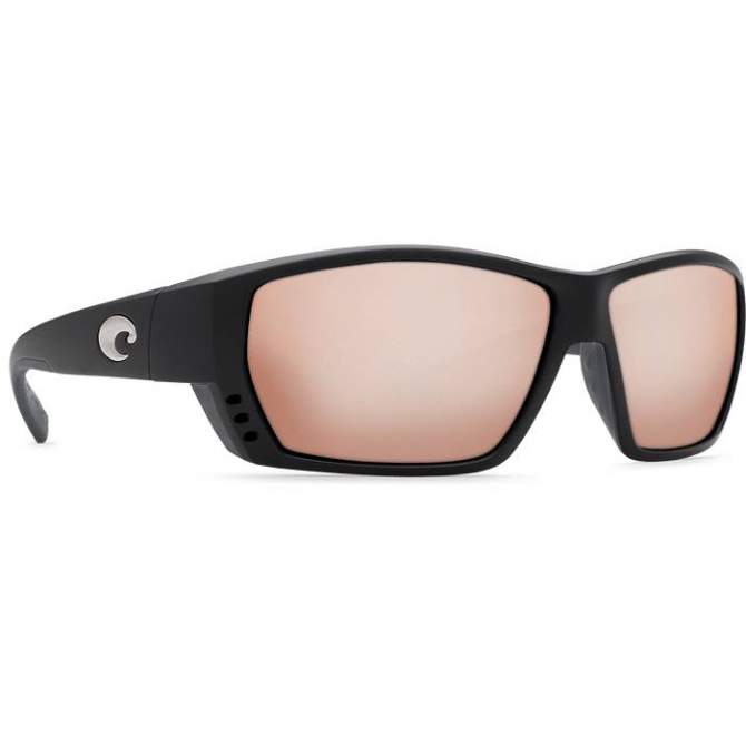 Costa Tuna Alley, Copper Silver Mirror 580P, Black Frame