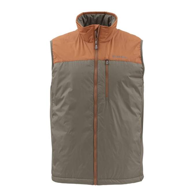 Simms Midstream Insulated Vest, Saddle Brown