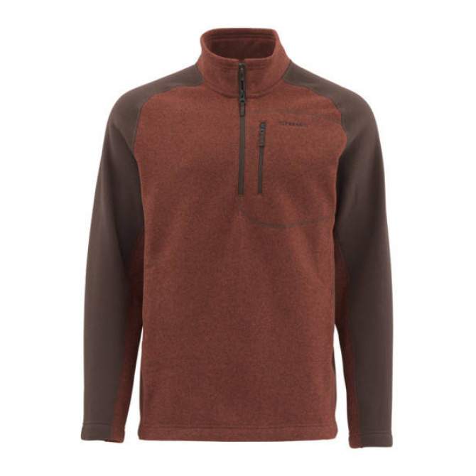Simms Rivershed Sweater, Rusty Red