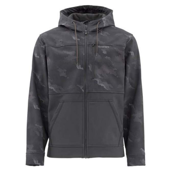 Simms Rogue Hoody, Hex Camo Carbon
