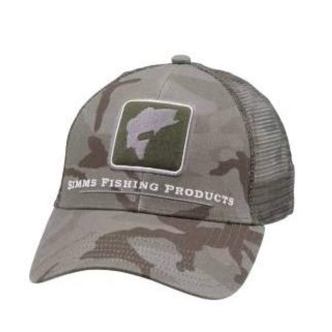 Simms Bass Icon Trucker, Pico Camo Mineral
