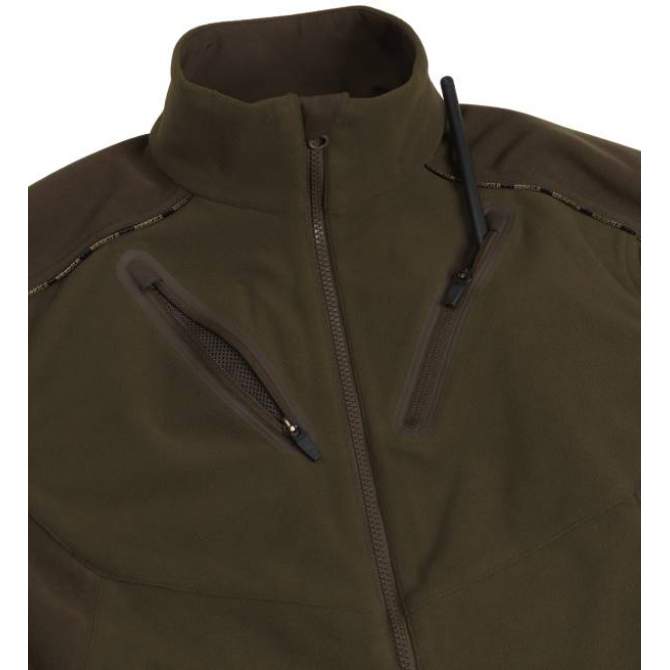 Harkila Mountain Hunter Fleece, Hunting Green-Shadow Brown