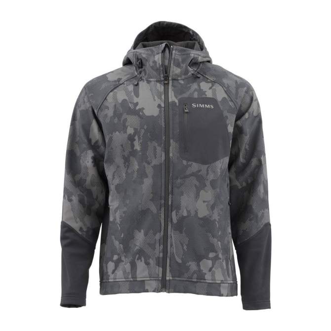 Simms Katafront Hoody, Hex Flo Camo Carbon