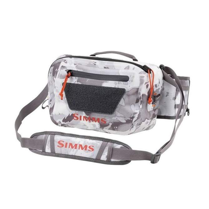 Simms Dry Creek Z Hip Pack 10L, Cloud Camo Grey