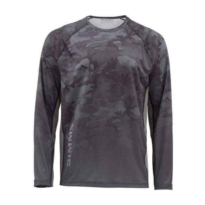 Simms Challenger Solar Tech Jersey, Hex Flo Camo Carbon