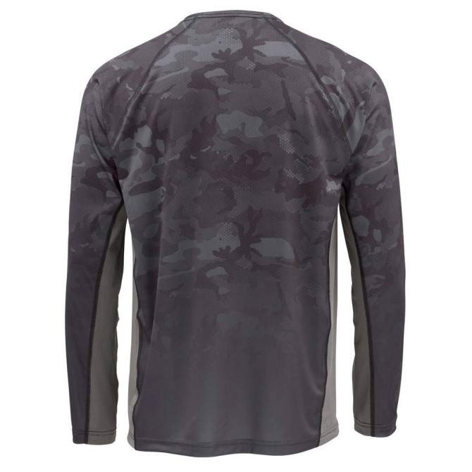 Simms Challenger Solar Tech Jersey, Hex Flo Camo Carbon