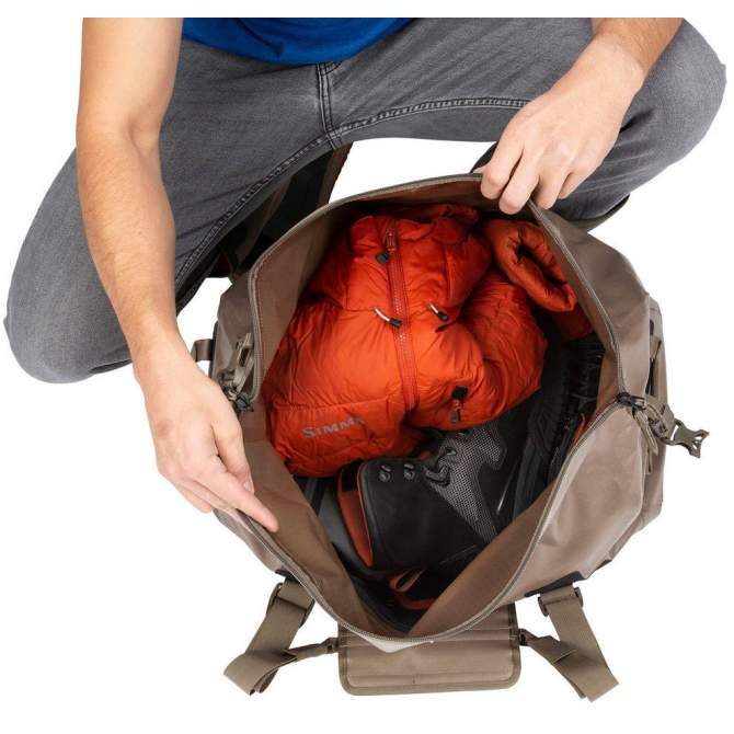 Simms Dry Creek Duffel Small, 60L, Tan