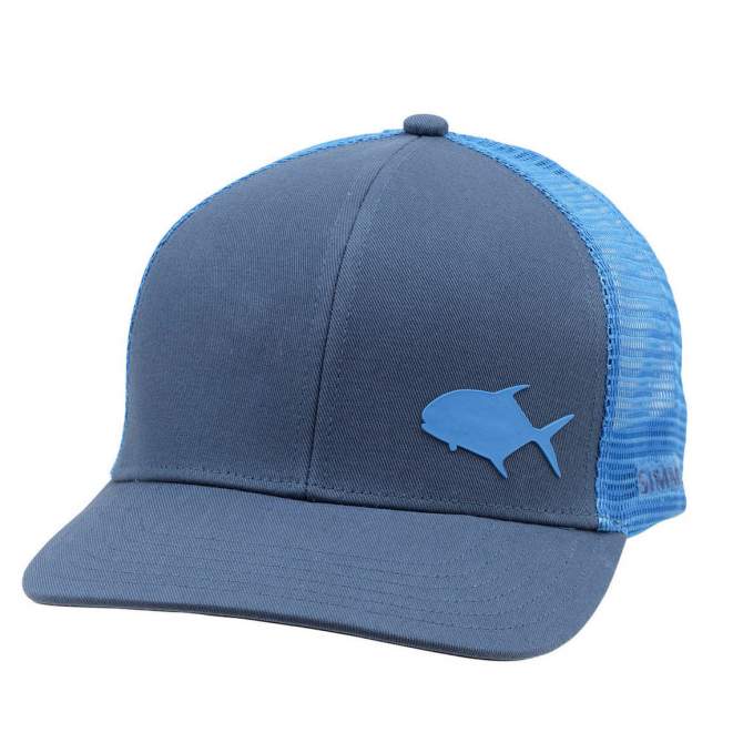 Simms Payoff Trucker - Permit, Blue Depths