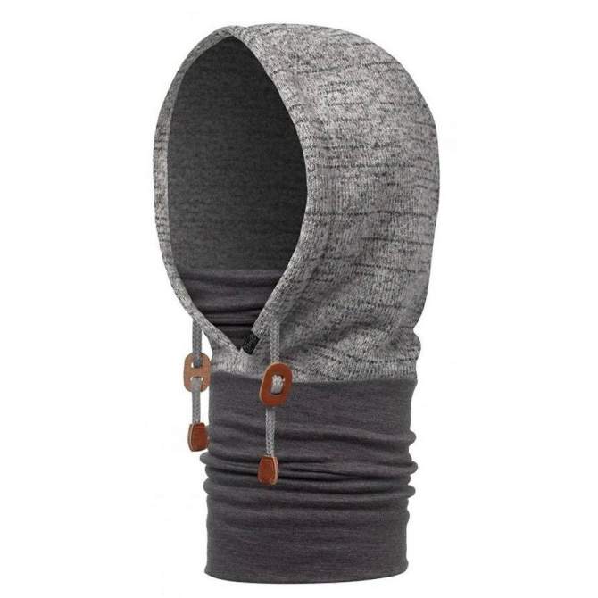 Baff Polar Thermal Hoodie, Melange Grey