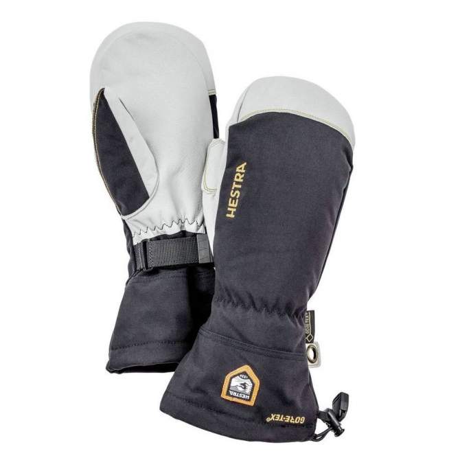 Hestra Army Leather Gore-Tex Mitt, Black