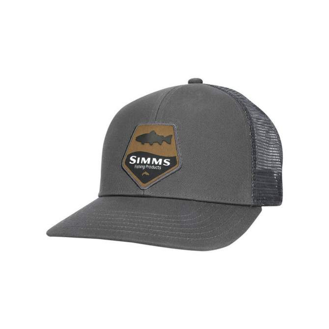Simms Trout Patch Trucker, Carbon